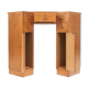 Vintage Art Déco Oak Coin Bureau