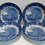 Set of 4 Churchill hollow plates