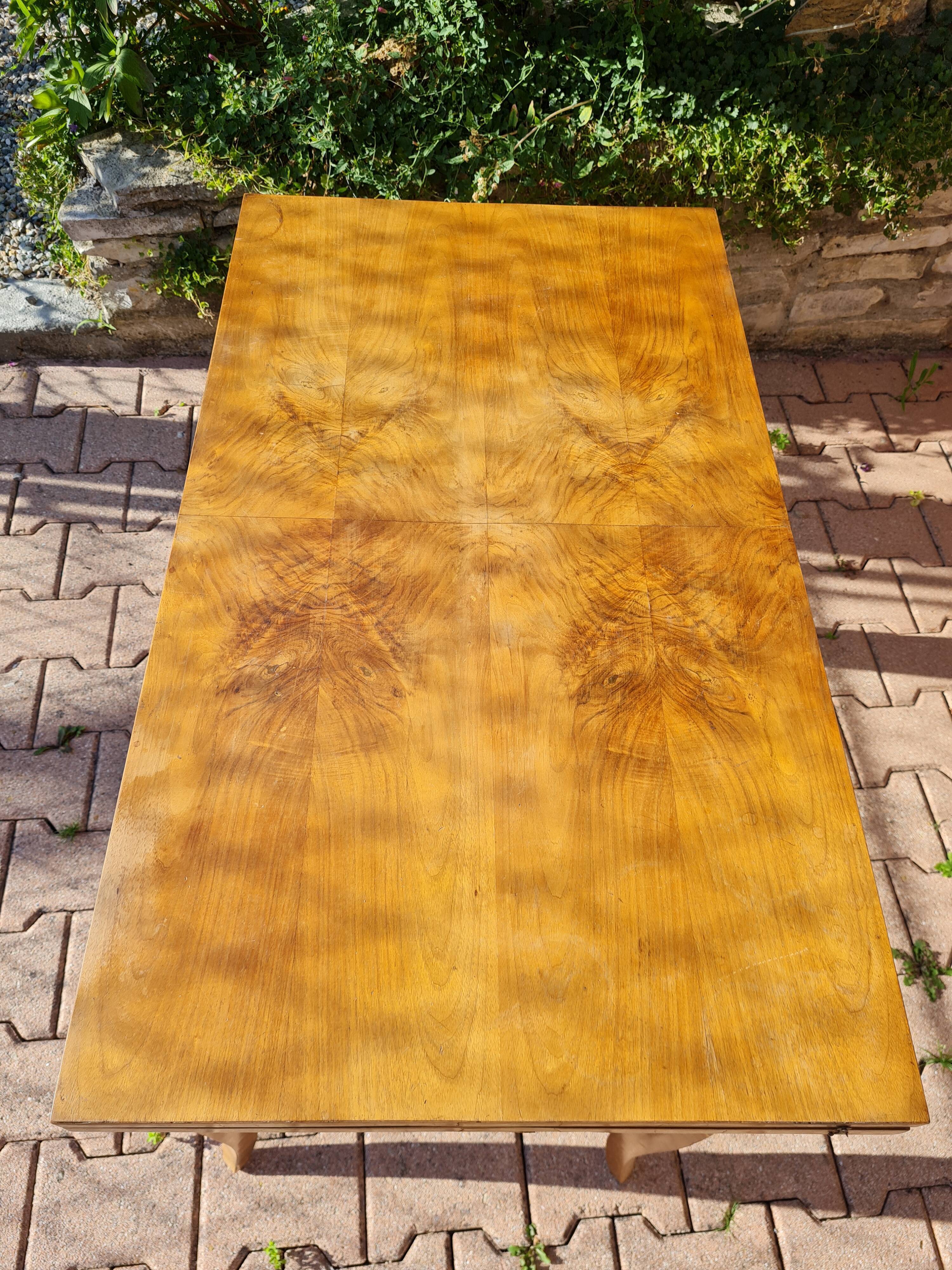 table wallet veneer wood 50s