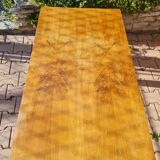 table wallet veneer wood 50s