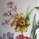 Aquarelle Fleurs de Boulait-Chausset