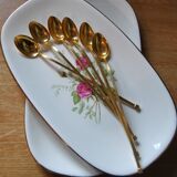 Lot of 6 small spoon long beginning XXeme