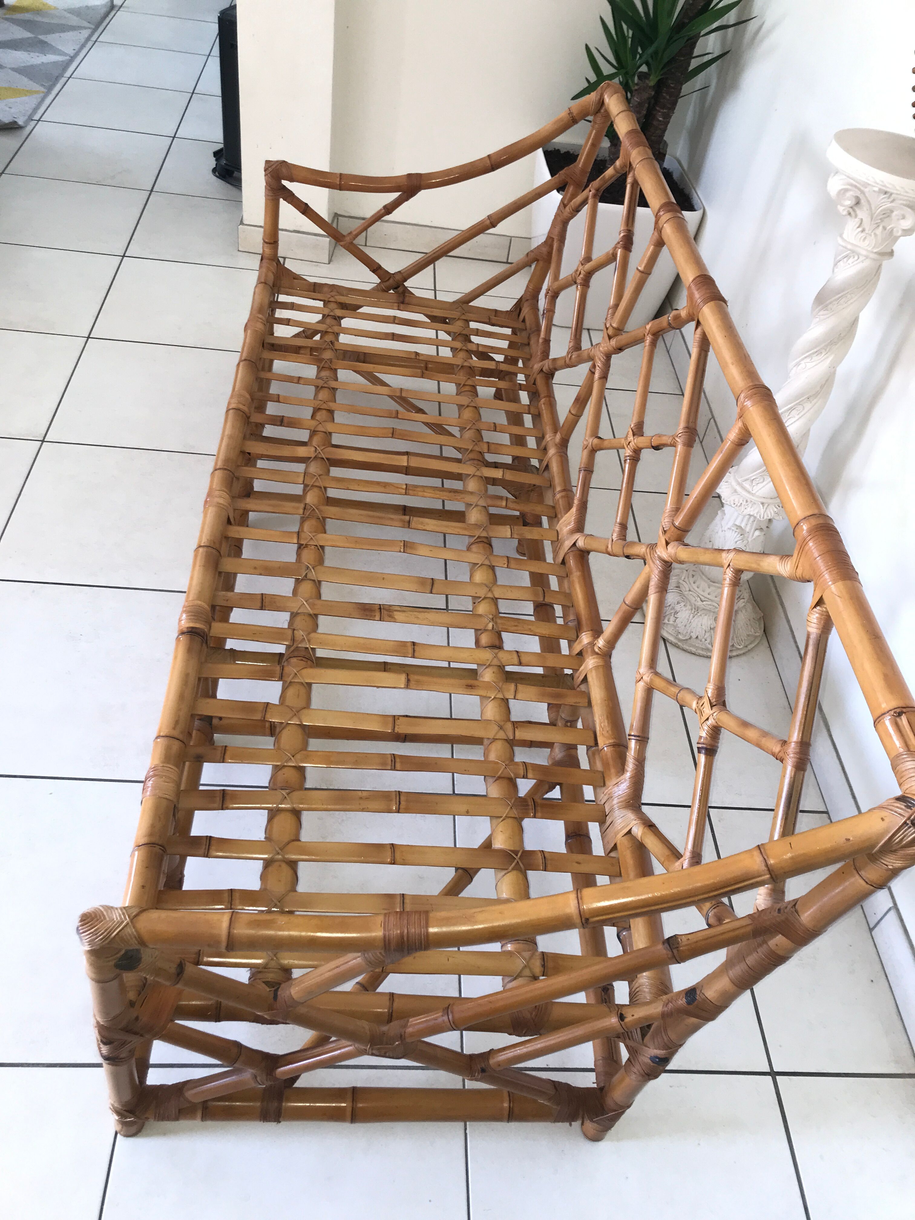 3-seater bamboo sofa 50/60