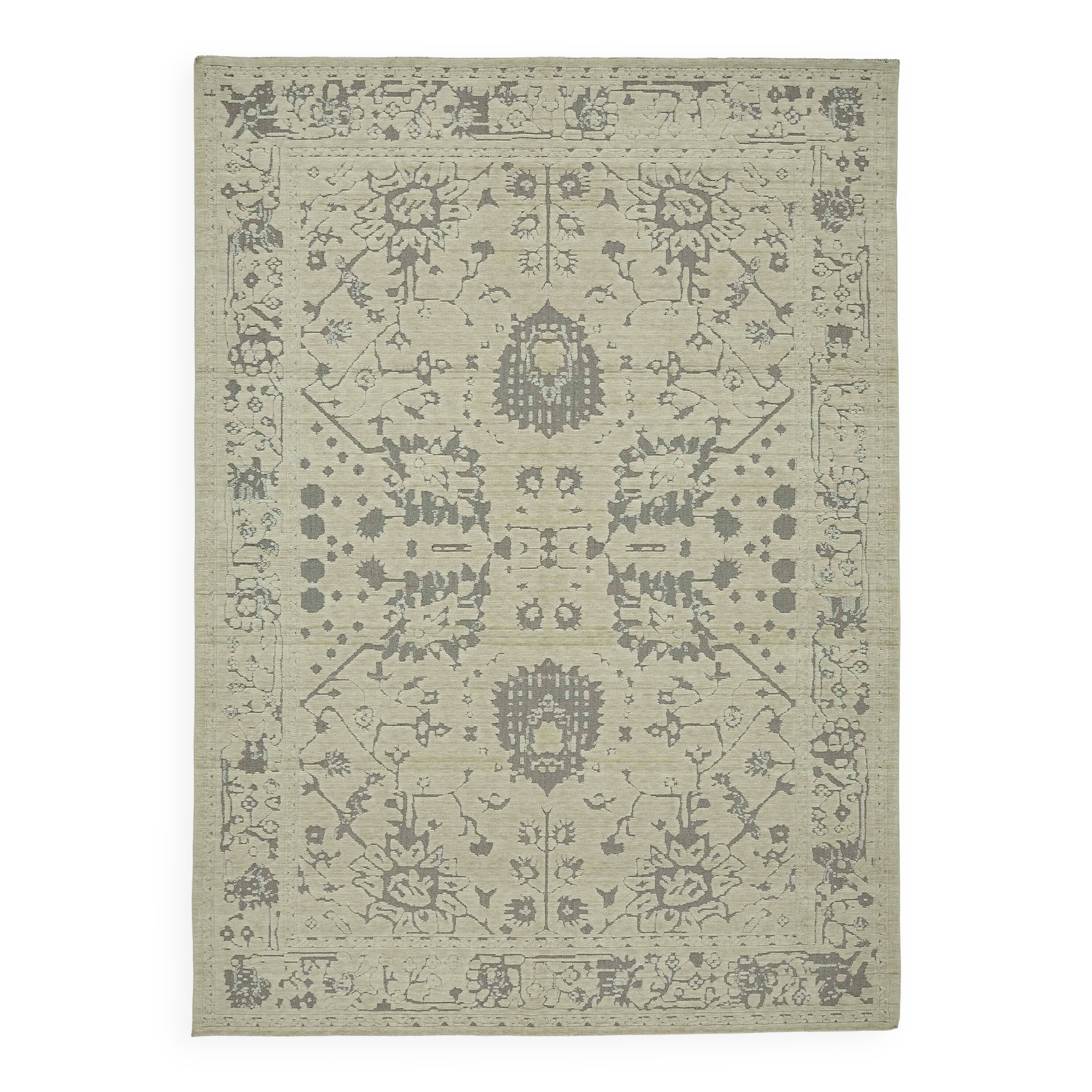 Turkish Handcrafted Loom Oushak Rug 270 cm x 377 cm