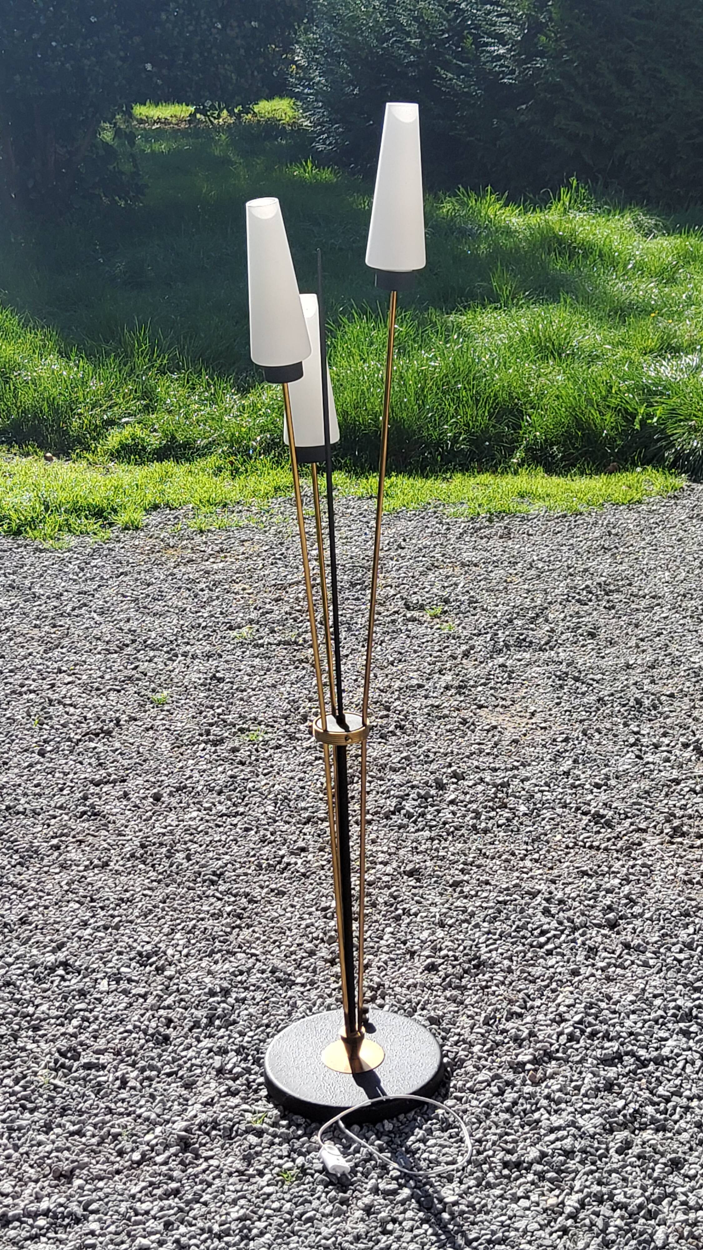 Vintage floor lamp from the 60s from Lunel