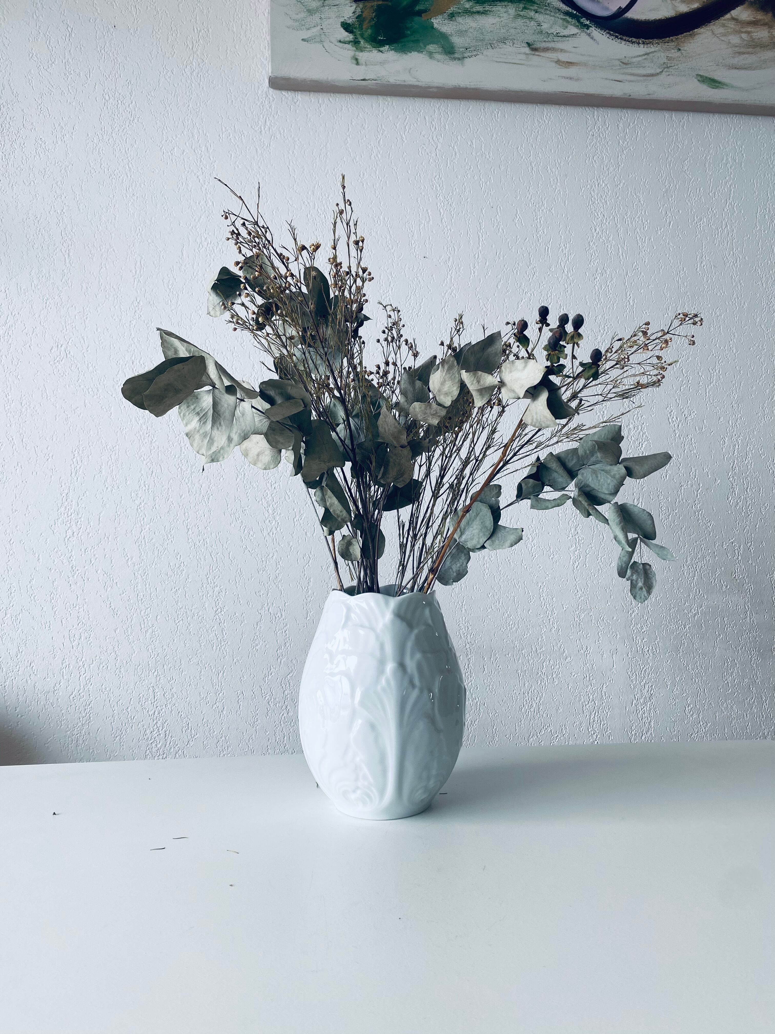 Large porcelain vase stamped bareuther waldsassen