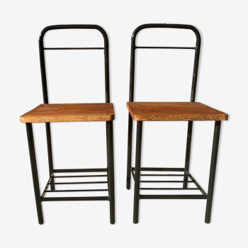 Pair of bedside tables of internant years 50-60