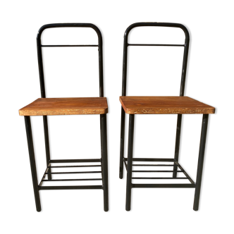 Pair of bedside tables of internant years 50-60