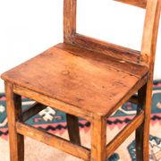 Chaise d'appoint / chaise de cuisine en bois ancien