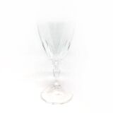 Transparent wine glasses