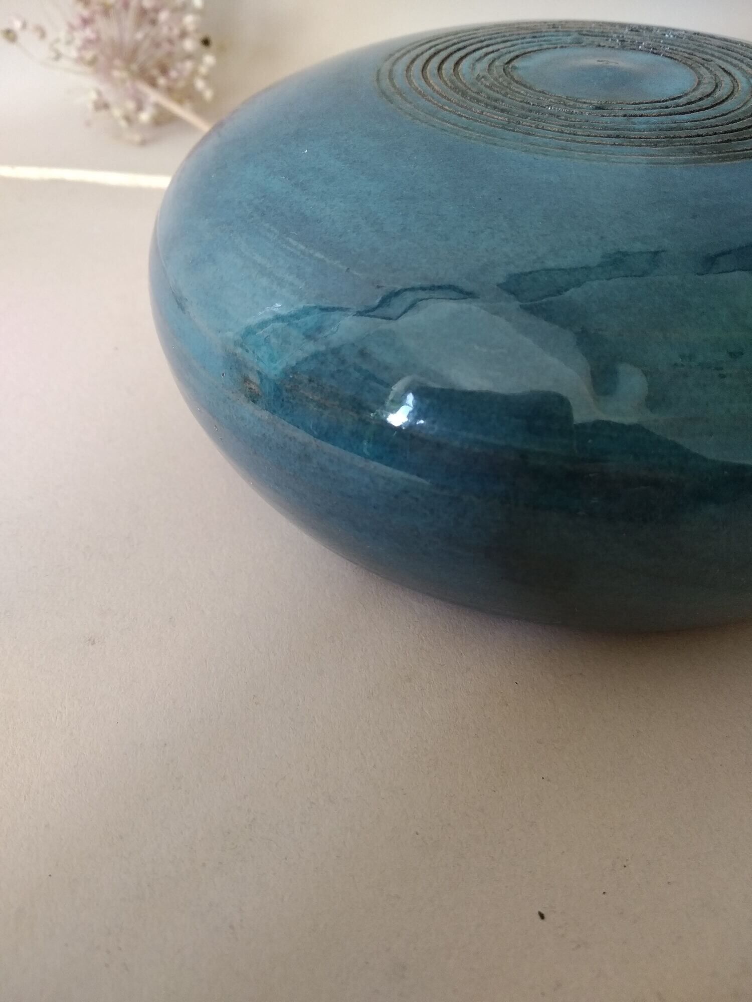 Ceramic wall vase 60s ° Jean Varoqueaux La Poterie Perigordine