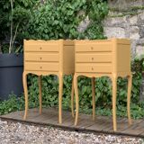 Pair of vintage Louis XV style bedside tables