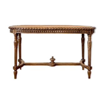 Wooden piano bench and cannage