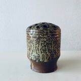 Large stoneware flower vase signed Bodin