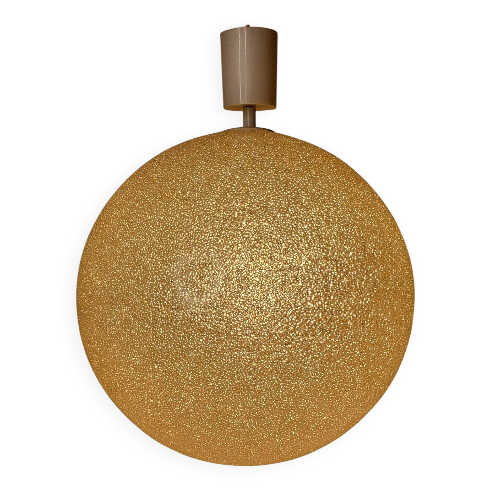 1960s-70s pendant light / Perspex globe