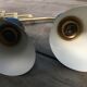 Lot de 2 appliques murales cocotte extensibles 1950