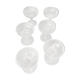 6 champagne glasses