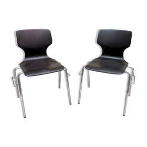 paire de chaises vintage