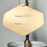 Lámpara de techo " Voghera" de cristal. Italia, 1970s.