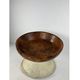 Large plate made of thuya root, Morocco, 1980s, Ø70 cm
