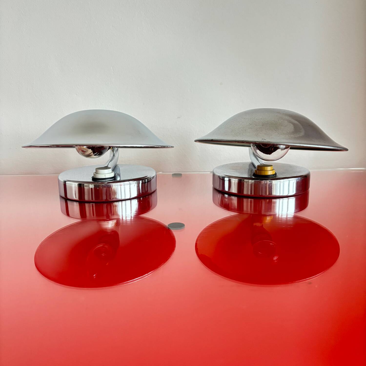 Functionalist table lamps, Napako, Czechoslovakia