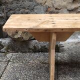 Beech farm bench