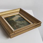 Tableau huile sur toile paysage signé