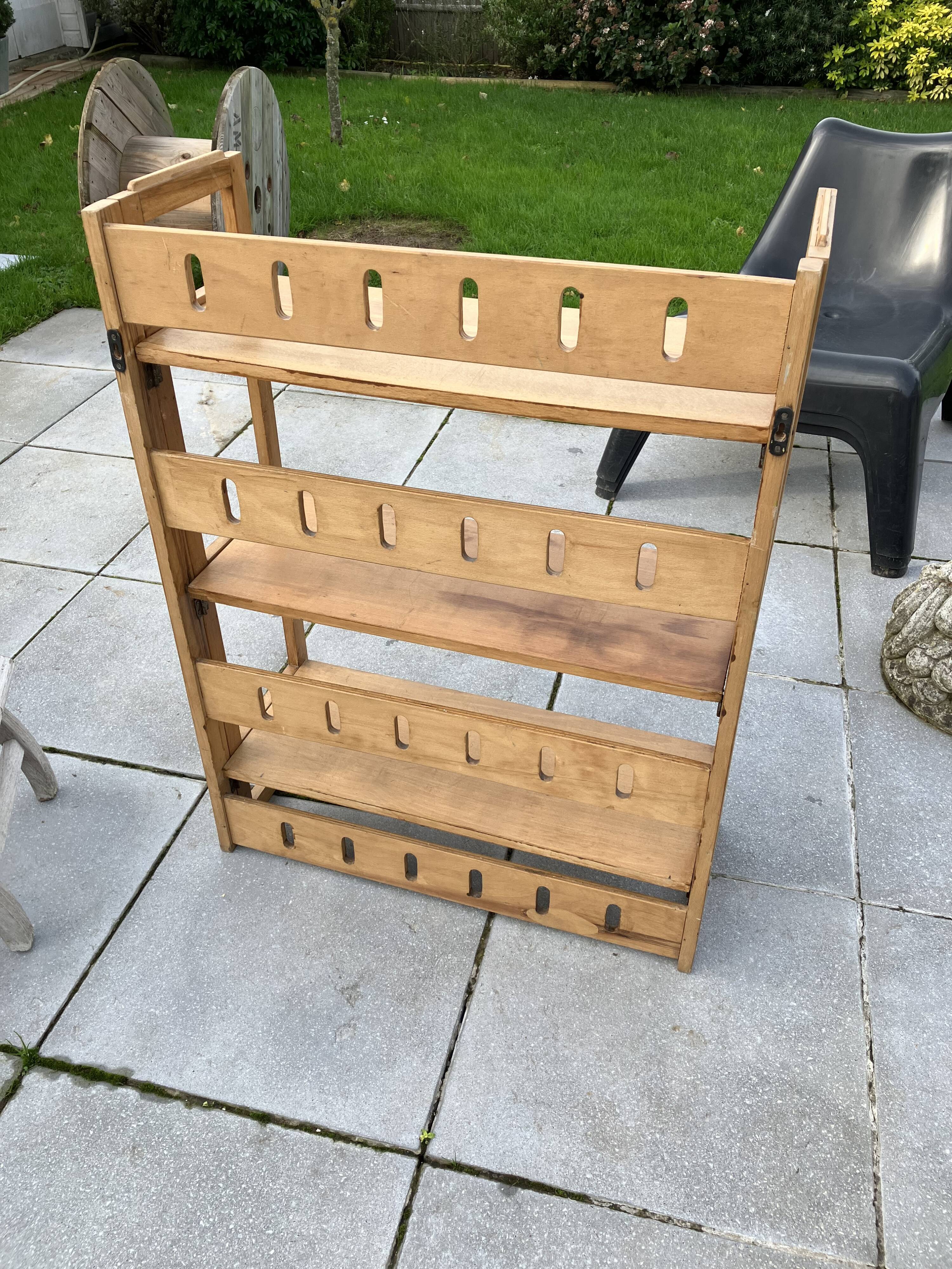 Wooden shelf