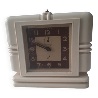 Old jaz alarm clock in croisic type bakelite 1950/1954