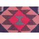 1970s Vintage Turkish Hand-Knotted Wool Cotton Pink Runner Rug 91x312