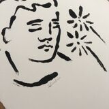 Painting, monotype on paper