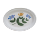 Oval marsh pottery dish