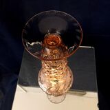 Vase cornet de couleur saumon années 1930 1940