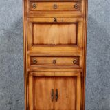 Secretary desk Louis XVI style in cherry tree circa 1950-1960