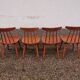 4 chaises scandinaves des années 60