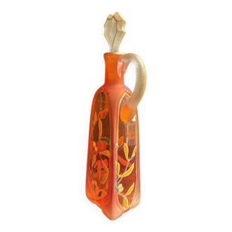 Enamelled carafe – In the style of FT Legras or Daum (E. Lachenal)