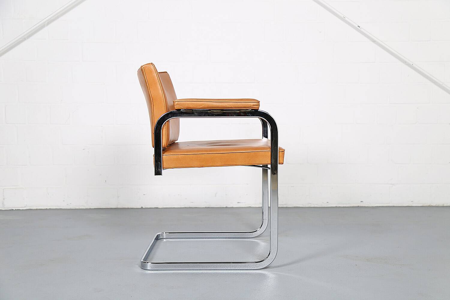 Set of 6 De Sede RH 305 Dining Chairs by Robert Haussmann in Cognac Leather