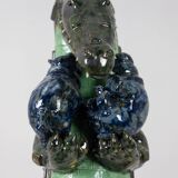 Valérie Courtet. Crocodile carrying hippos. Contemporary.