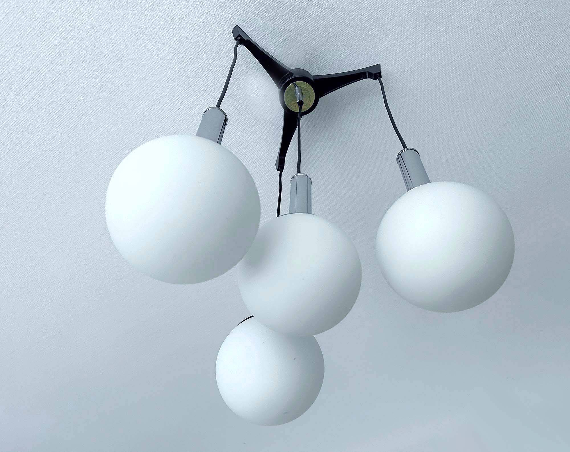 Italian Mid Century Space Age Pendant Lamp