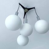 Lampe à suspension italienne du milieu du siècle de l'ère spatiale