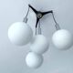 Italian Mid Century Space Age Pendant Lamp
