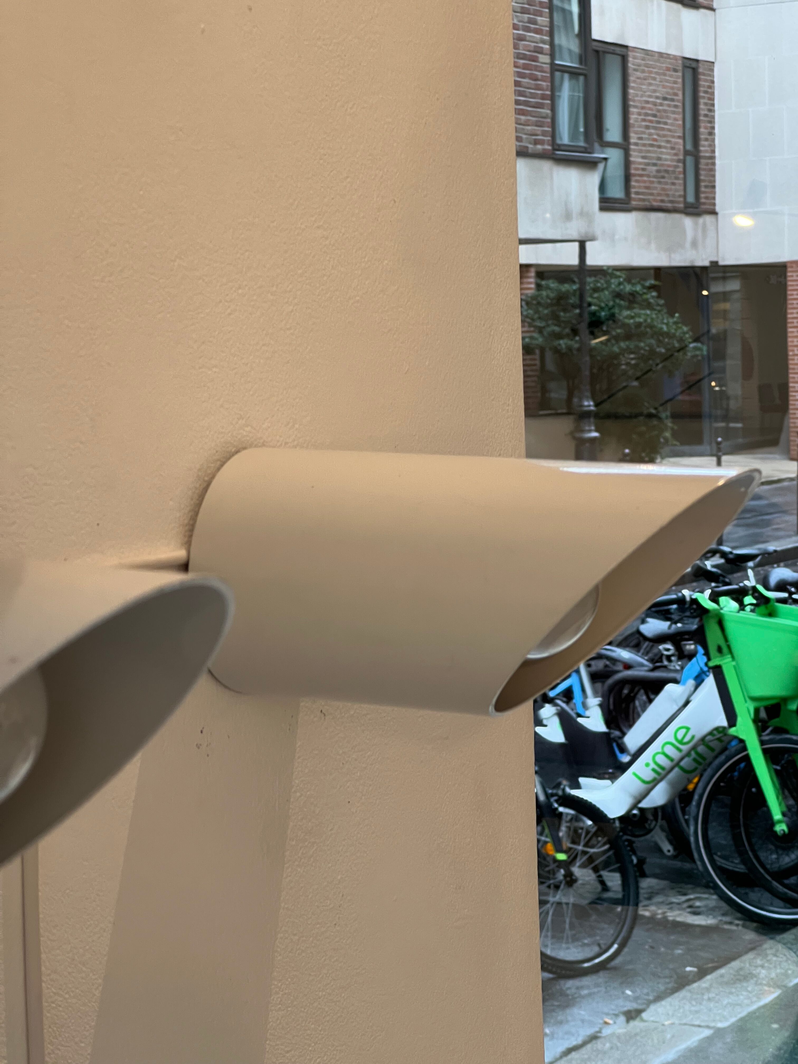 Pair of Obliqua wall lights by Ignazia Favata and Claudio Dini for Bieffeplast 1969