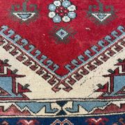 Turkish tribal rug natural dyes 200x120 cm vintage Turkish carpet 2521
