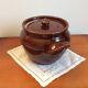 Pot glazed stoneware pot with lid Pearson's of Chesterfield England