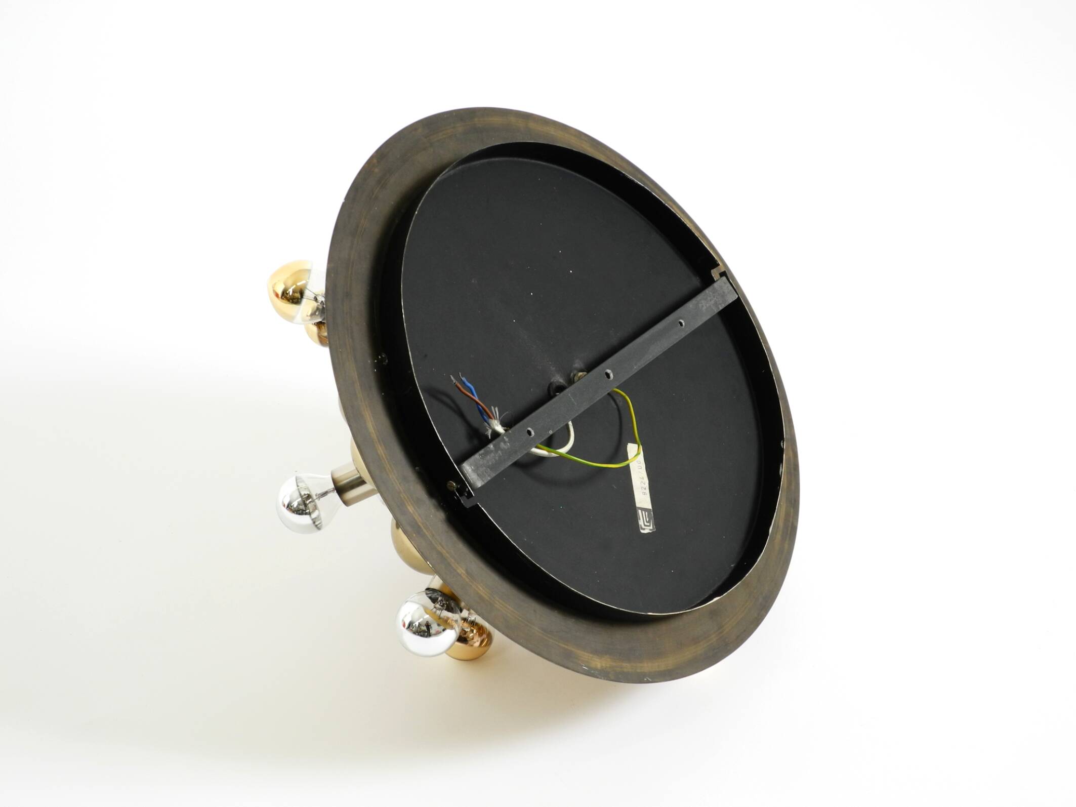 Plafonnier Space Age en laiton de style Cosack Sputnik, années 1970