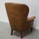 Vintage Dutch Club Chair in Cognac Colored Leather