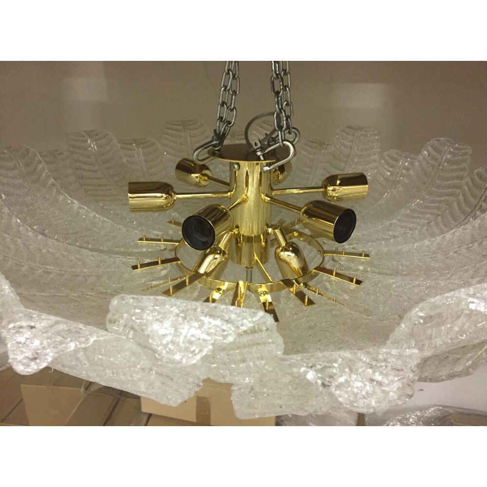 Murano glass flush mount