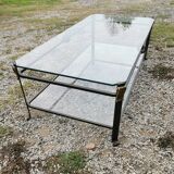 Wrought iron coffee table