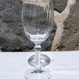 Set de 8 verres à pied : 4 verres à eau et 4 verres à vin, verre tourbillonnant