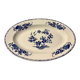 Antique oval Boch platter – “Grand Bouquet” decoration